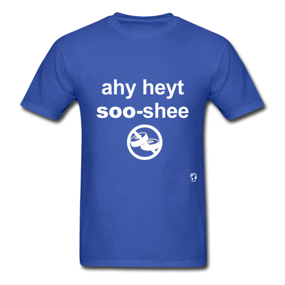 I Hate Sushi T-Shirt - royal blue