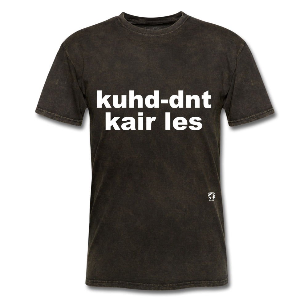 Couldn't Care Less T-Shirt - mineral black