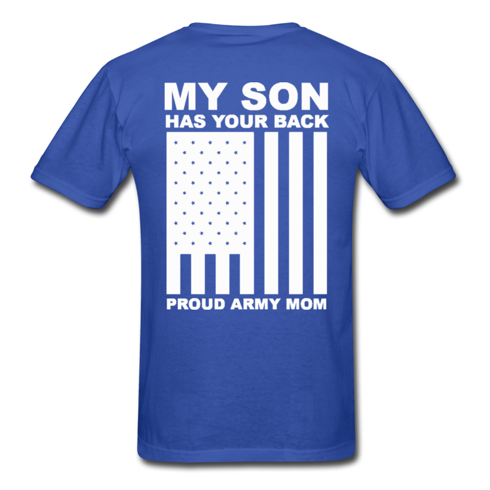 Proud Army Mom T-Shirt - royal blue