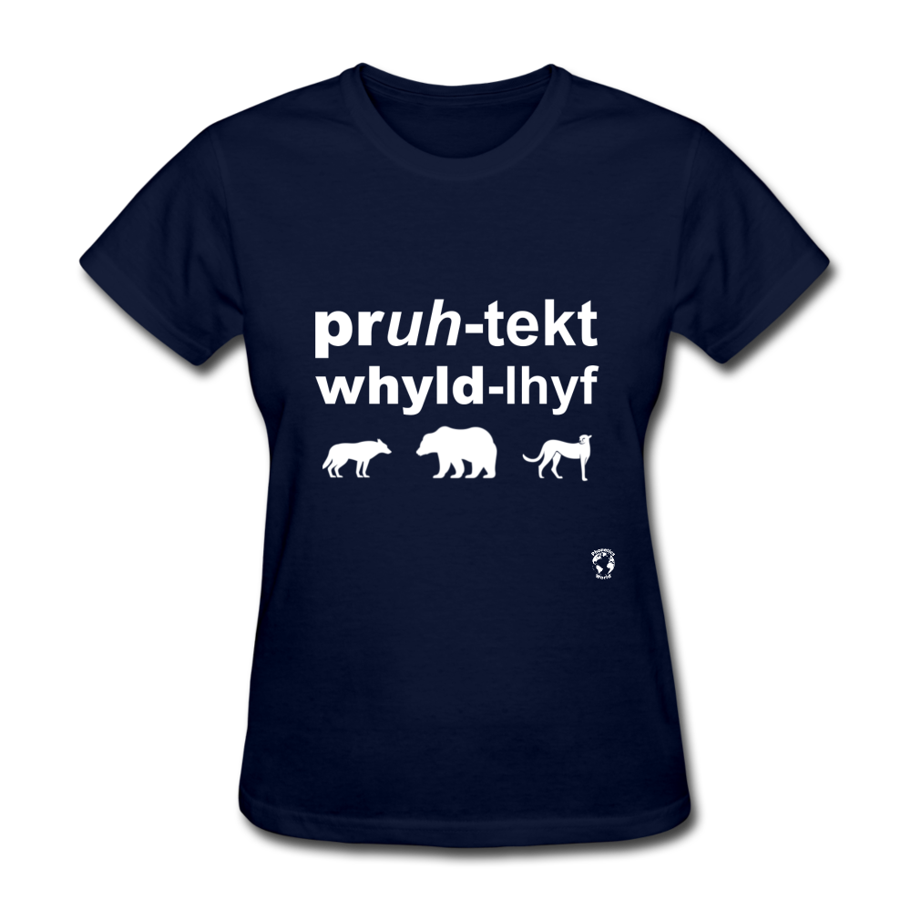 Protect Wildlife T-Shirt - navy