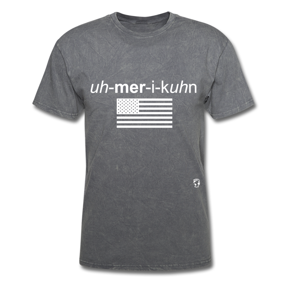 American T-Shirt - mineral charcoal gray