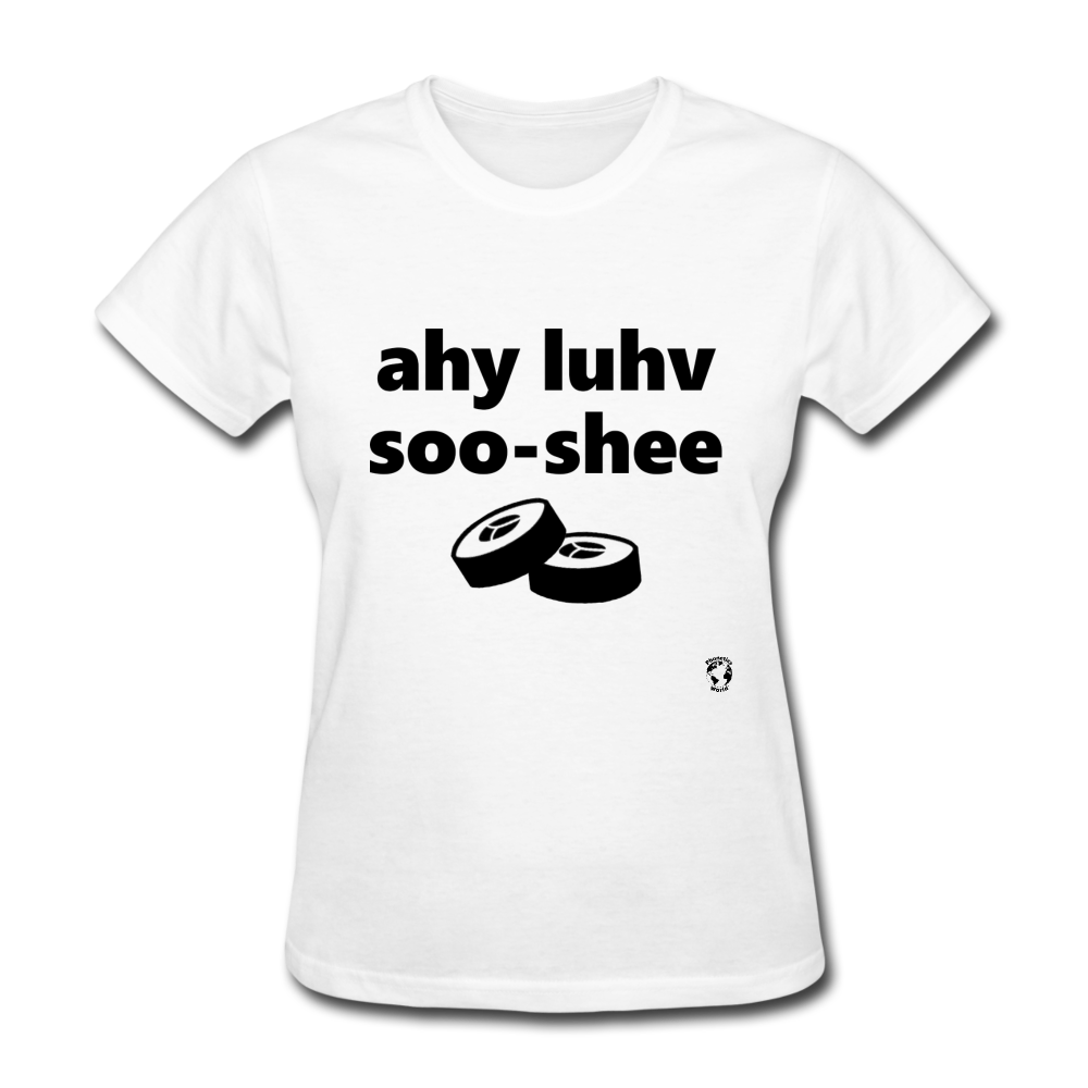 I Love Sushi T-Shirt - white