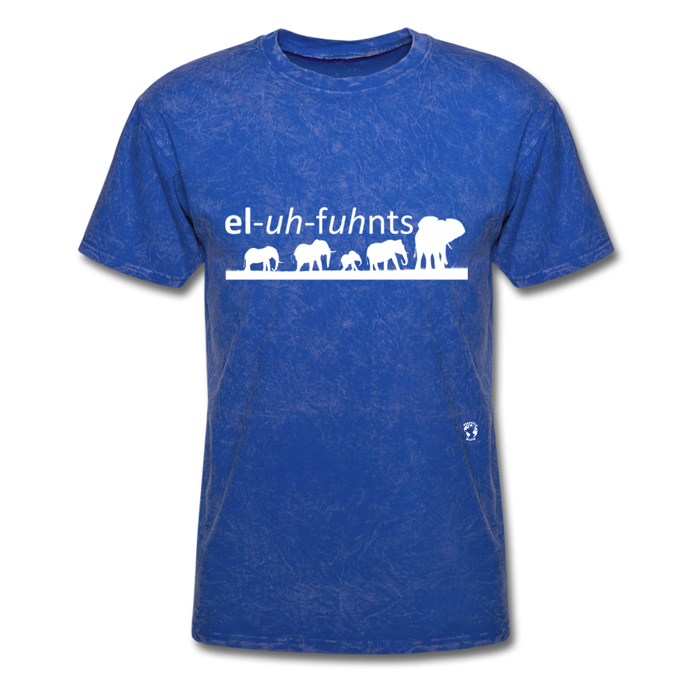 Elephants T-shirt - mineral royal