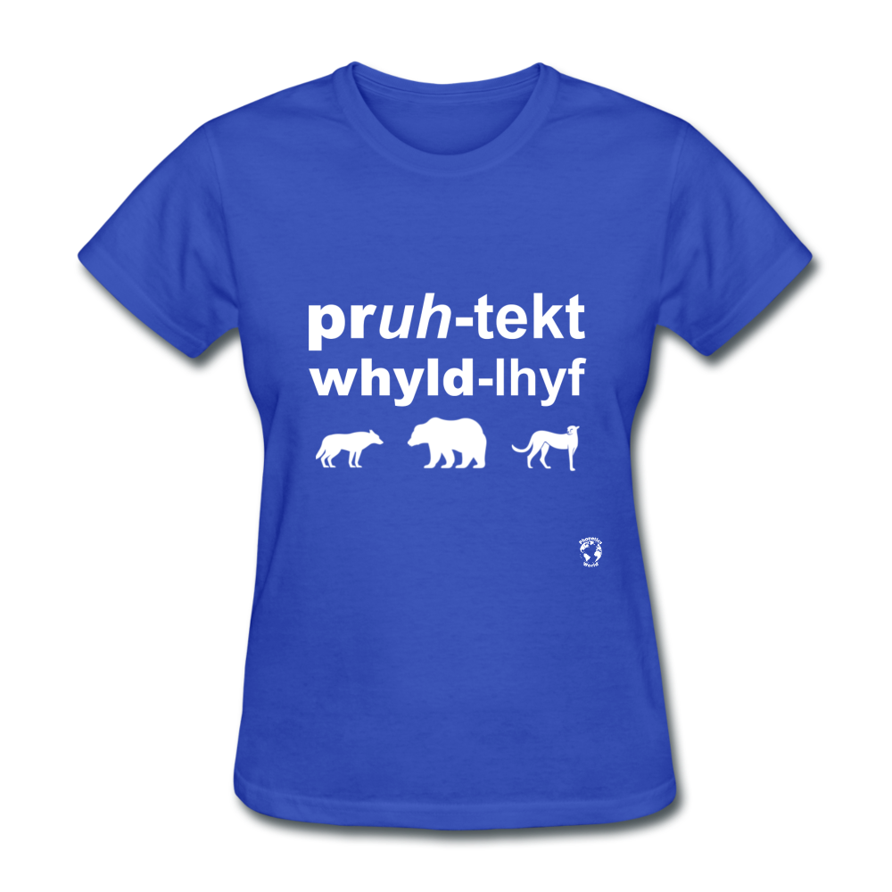 Protect Wildlife T-Shirt - royal blue