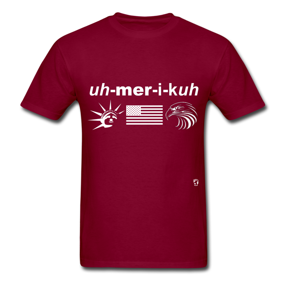 America T-Shirt - burgundy