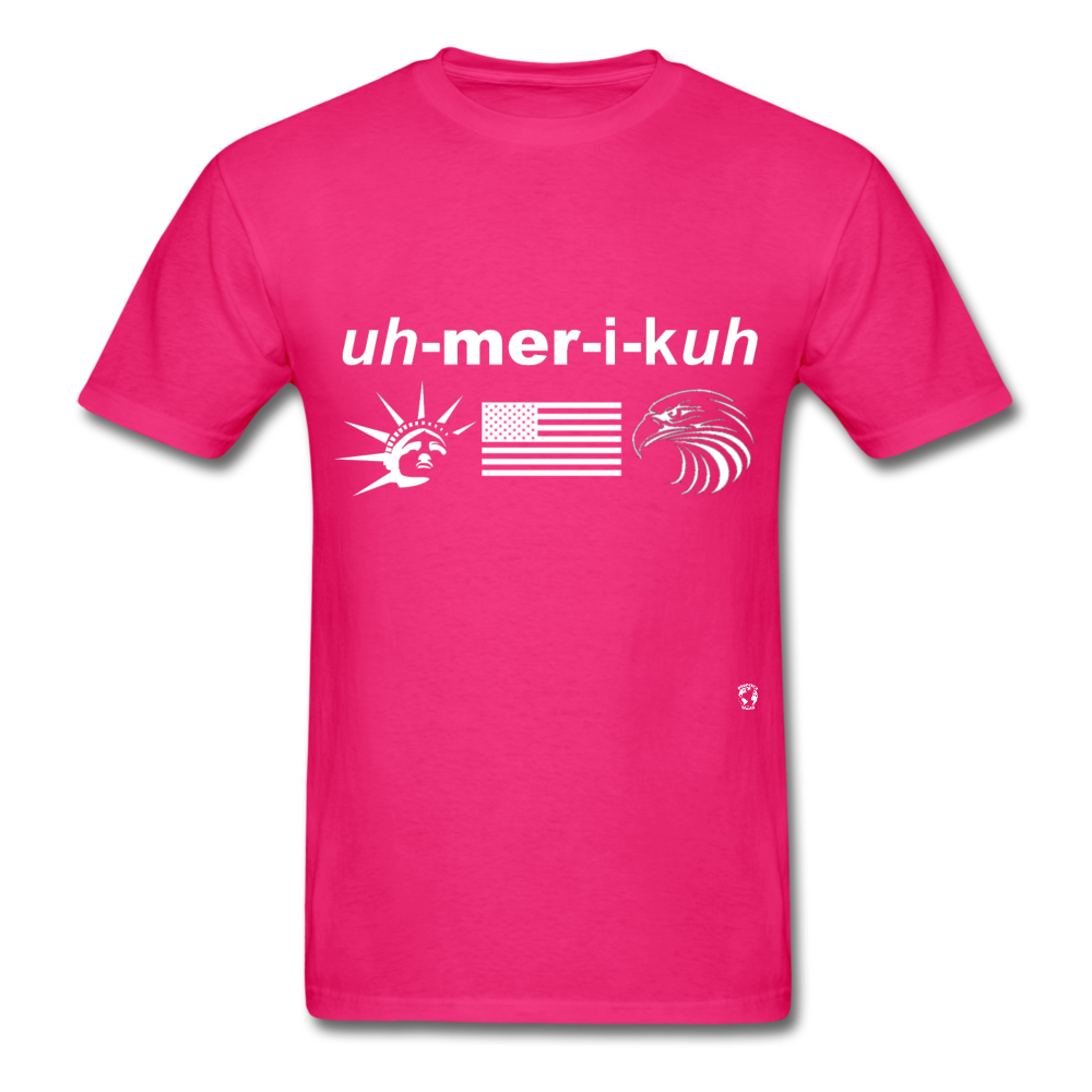 America T-Shirt - fuchsia