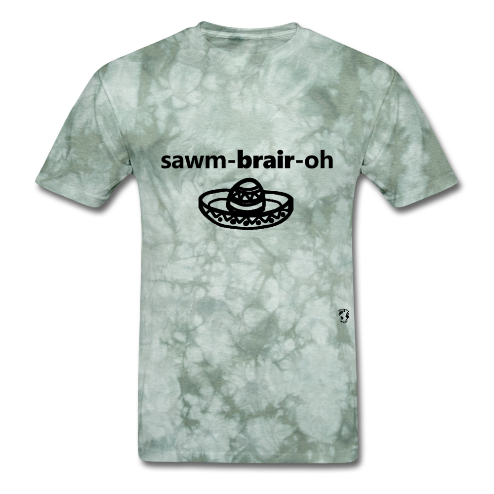 Sombrero T-Shirt - military green tie dye