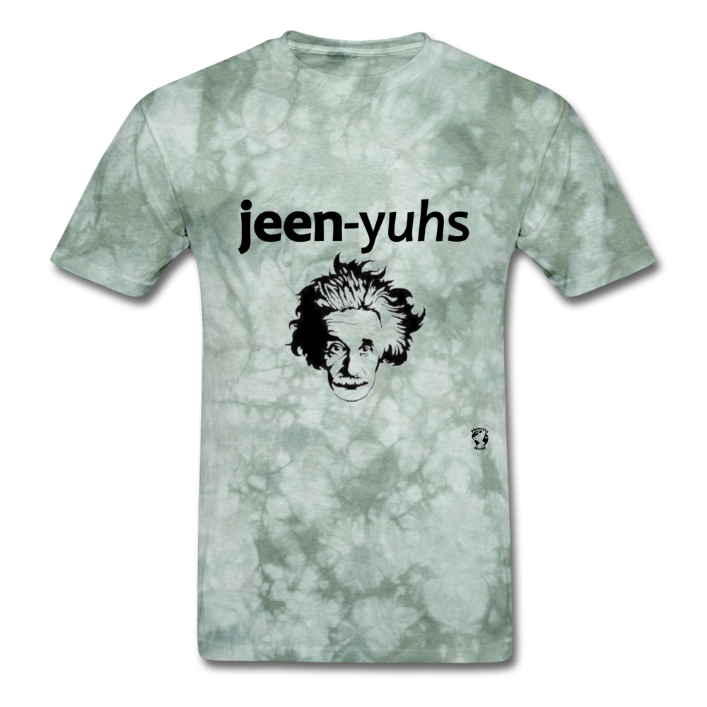 Genius T-Shirt - military green tie dye