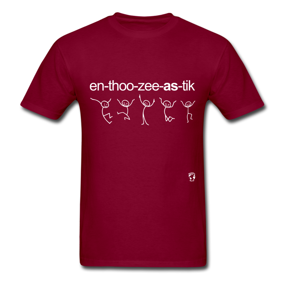 Enthusiastic T-Shirt - burgundy