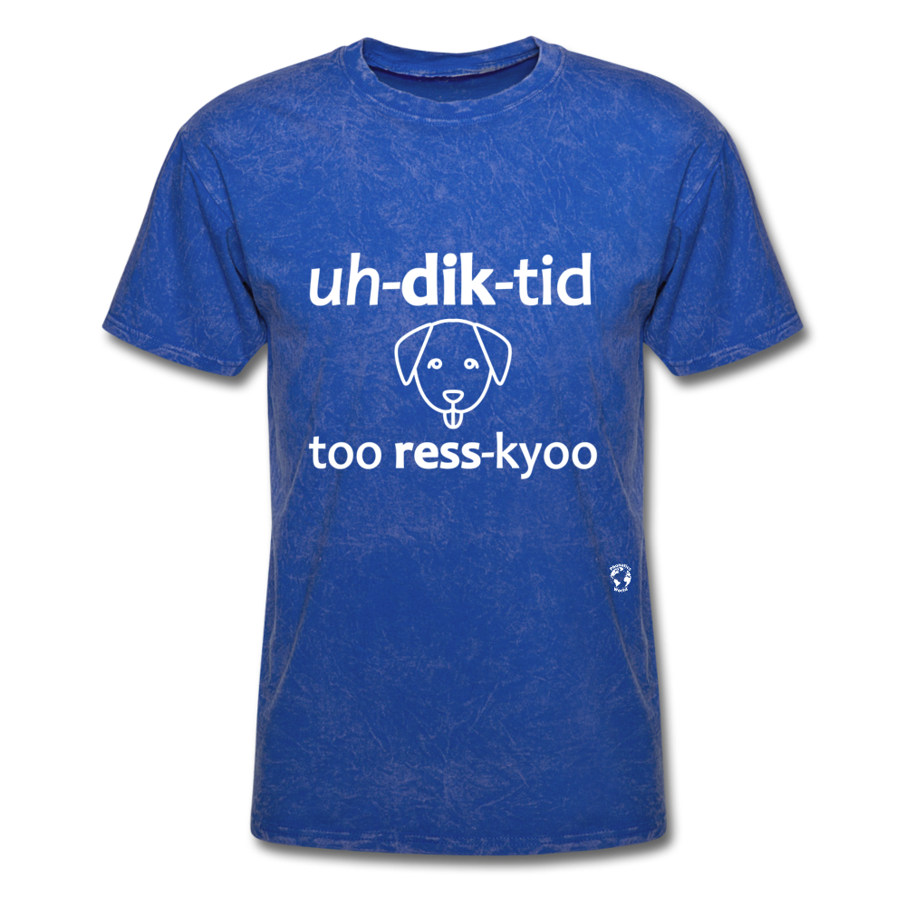 Addicted to Dog Rescue T-Shirt - mineral royal