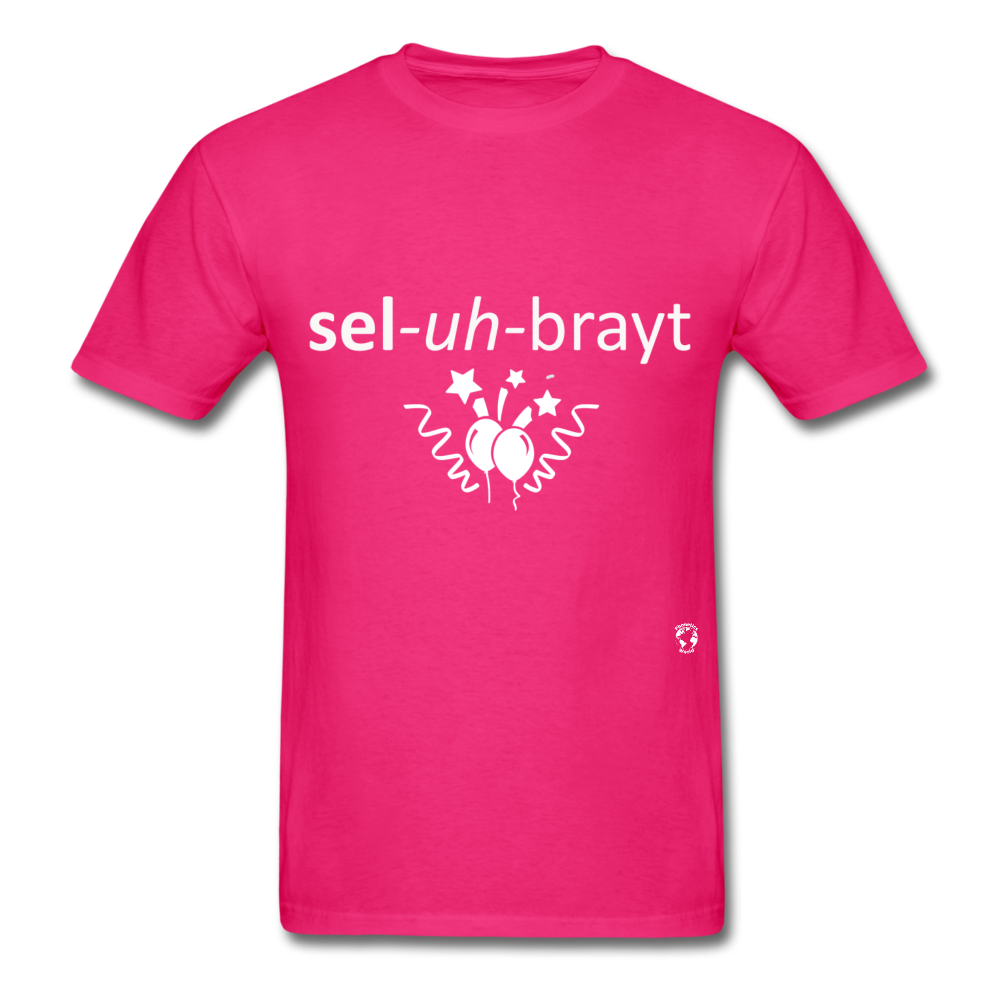 Celebrate T-Shirt - fuchsia