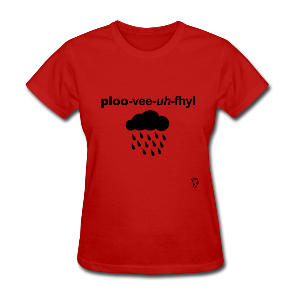Pluviophile T-Shirt - red