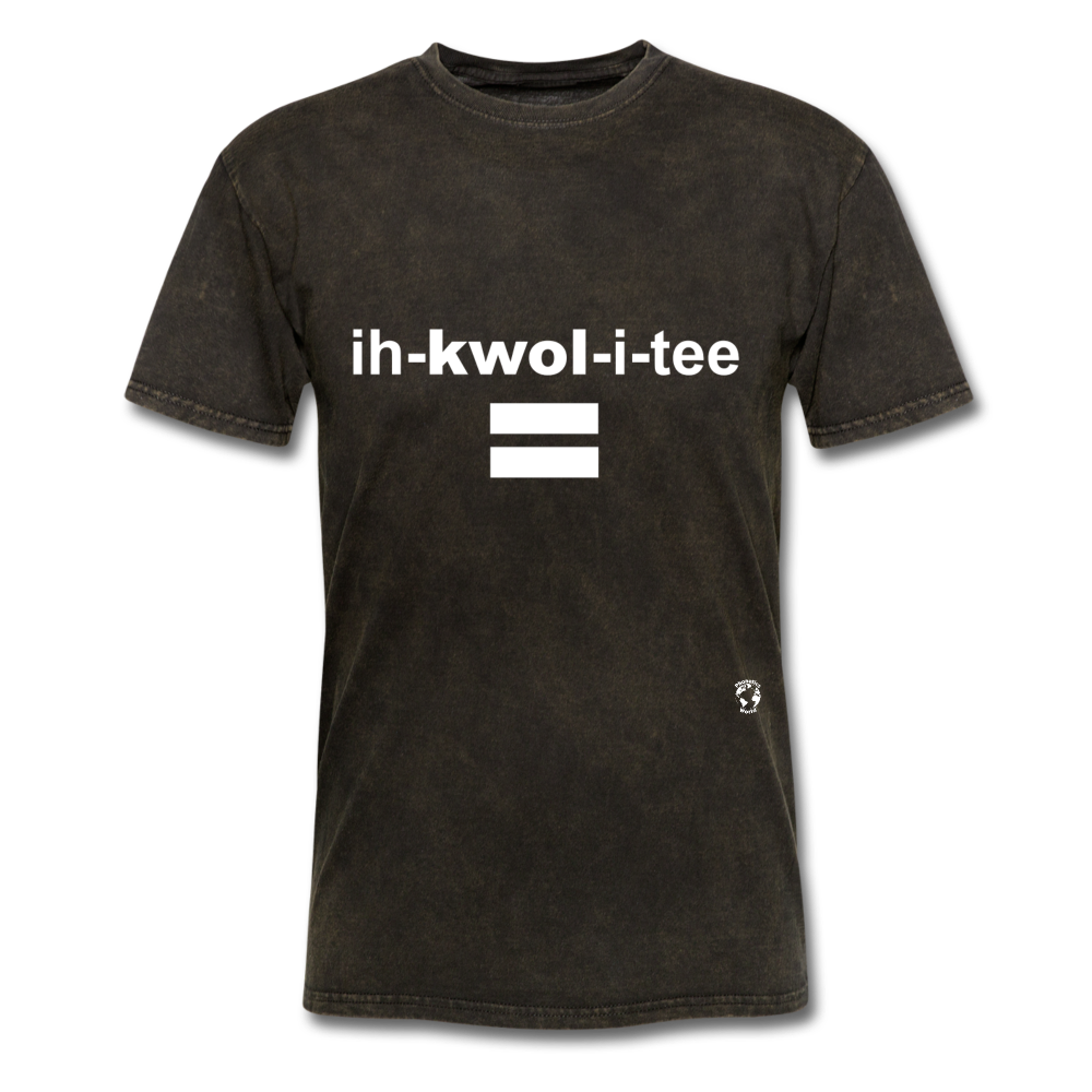 Equality T-Shirt - mineral black