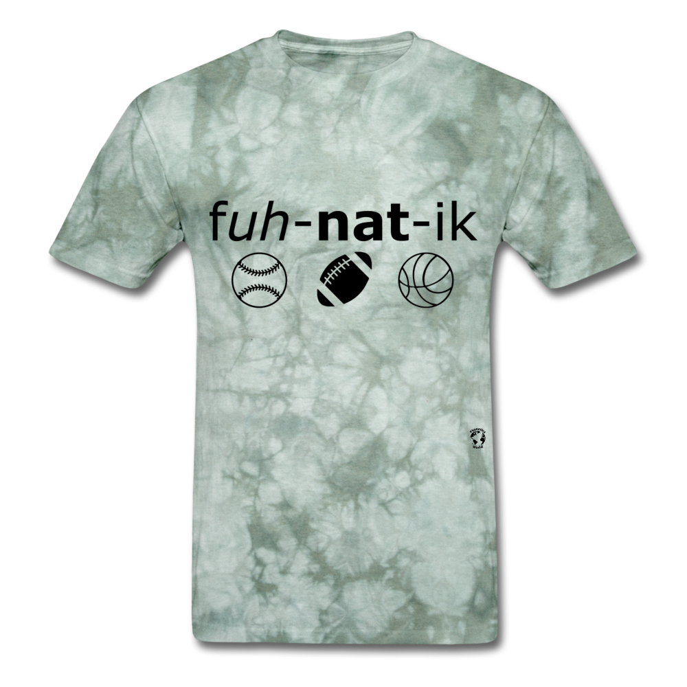 Sports Fanatic T-Shirt - military green tie dye