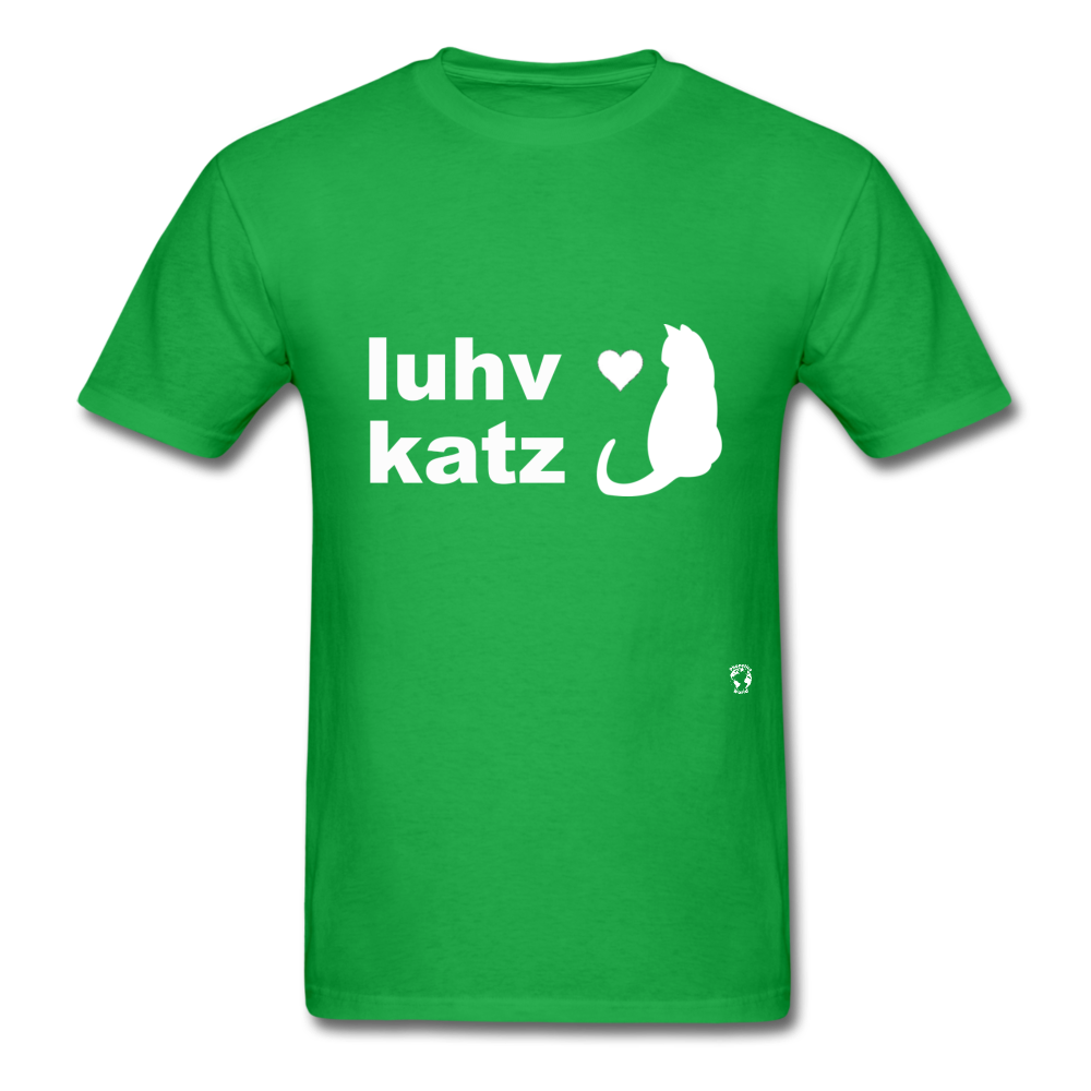Love Cats T-Shirt - bright green