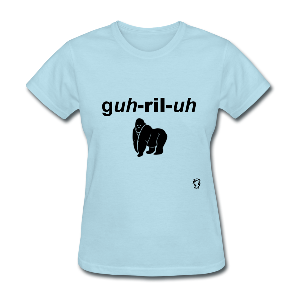 Gorilla T-Shirt - powder blue