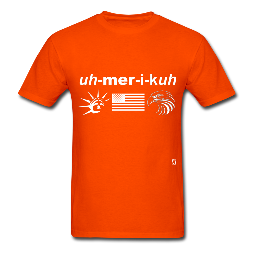 America T-Shirt - orange