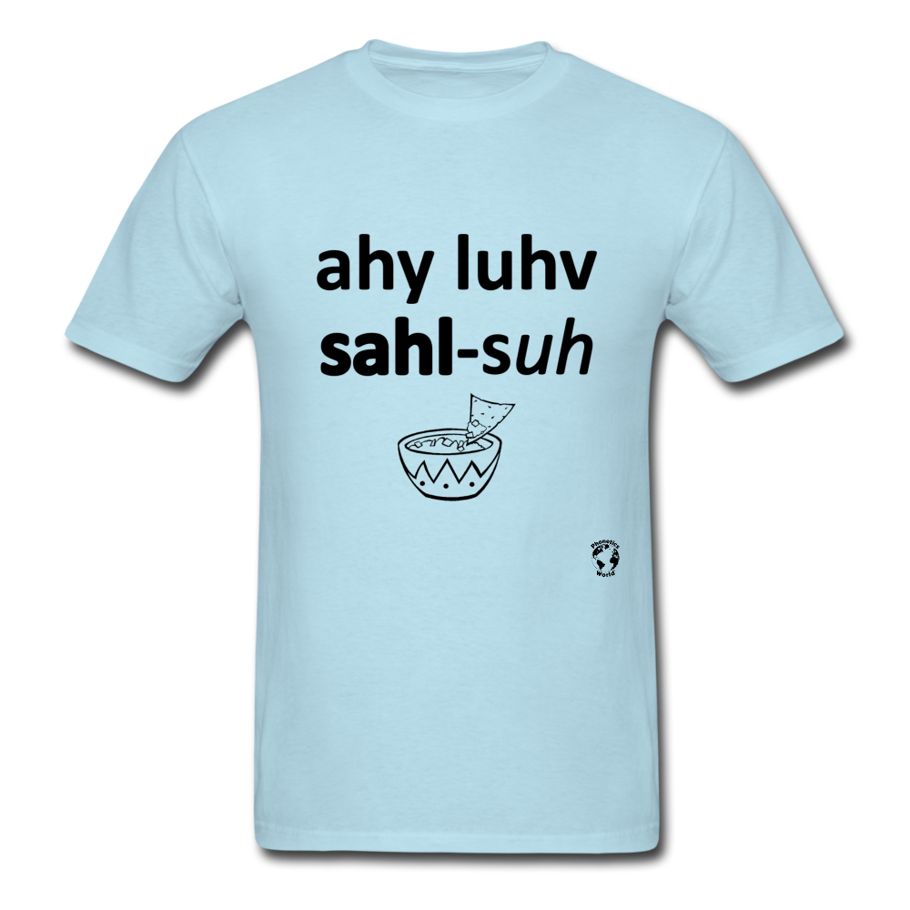 I Love Salsa T-Shirt - powder blue