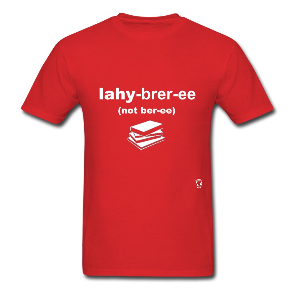 Library T-Shirt - red