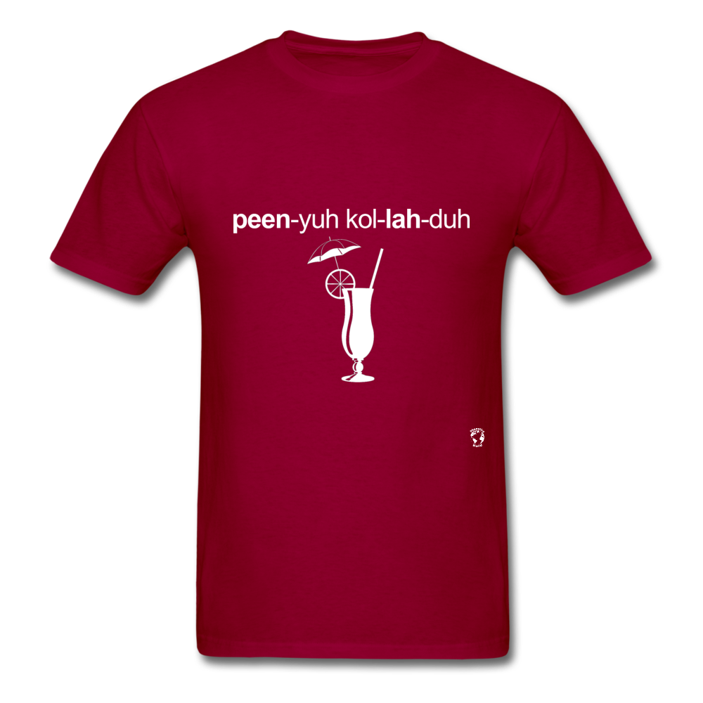 Pina Colada T-Shirt - dark red