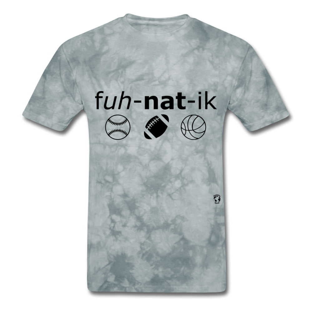 Sports Fanatic T-Shirt - grey tie dye