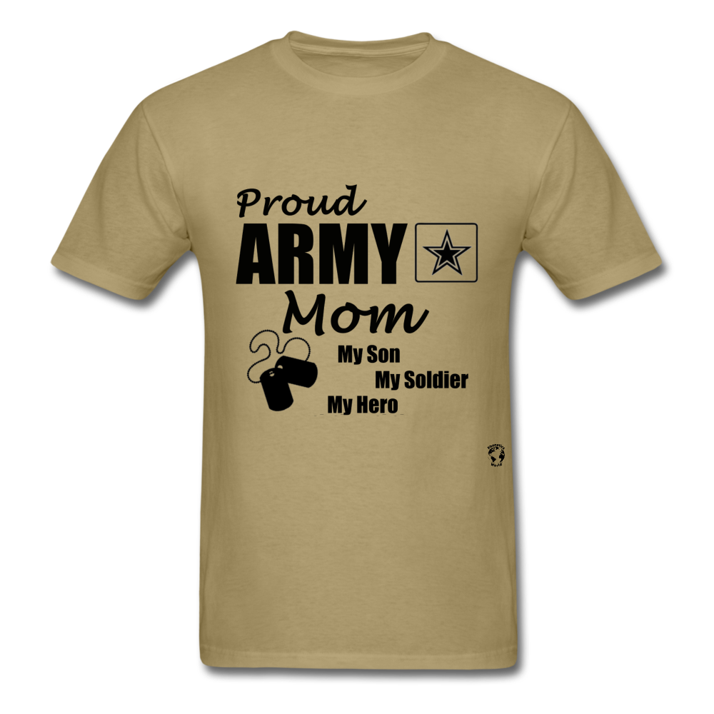Proud Army Mom T-Shirt - khaki