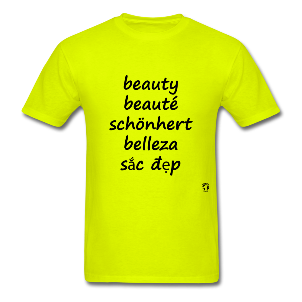 Beauty in Five Languages - safety green
