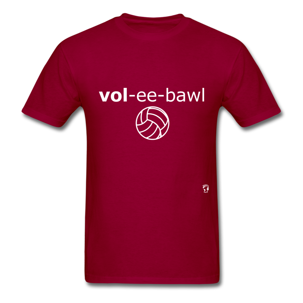 Volleyball T-Shirt - dark red