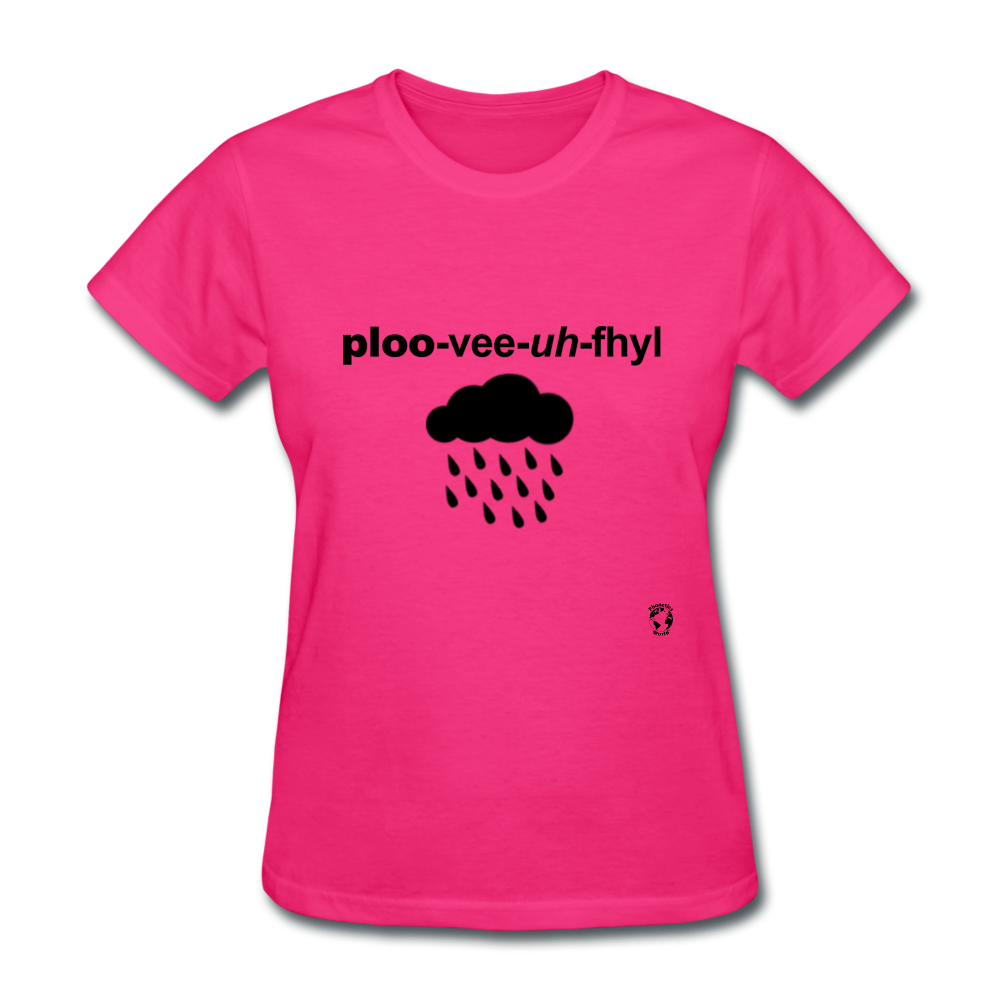 Pluviophile T-Shirt - fuchsia