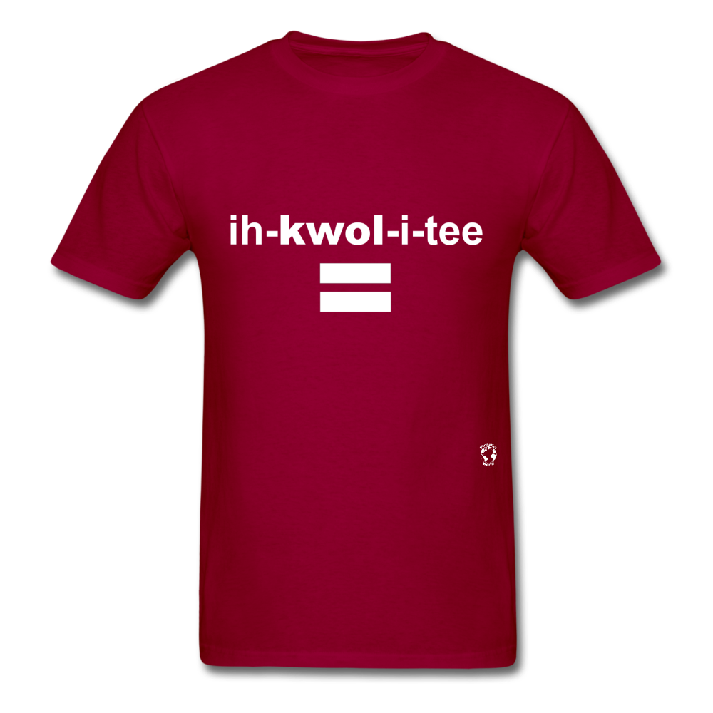Equality T-Shirt - dark red