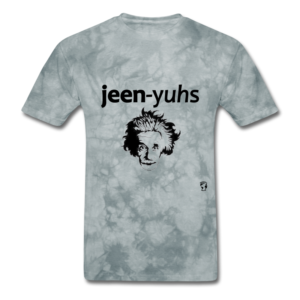Genius T-Shirt - grey tie dye