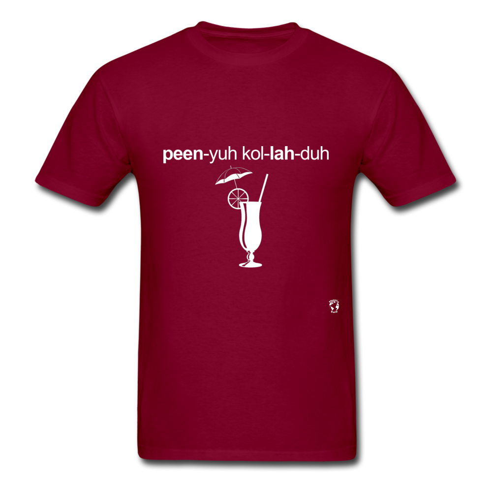 Pina Colada T-Shirt - burgundy