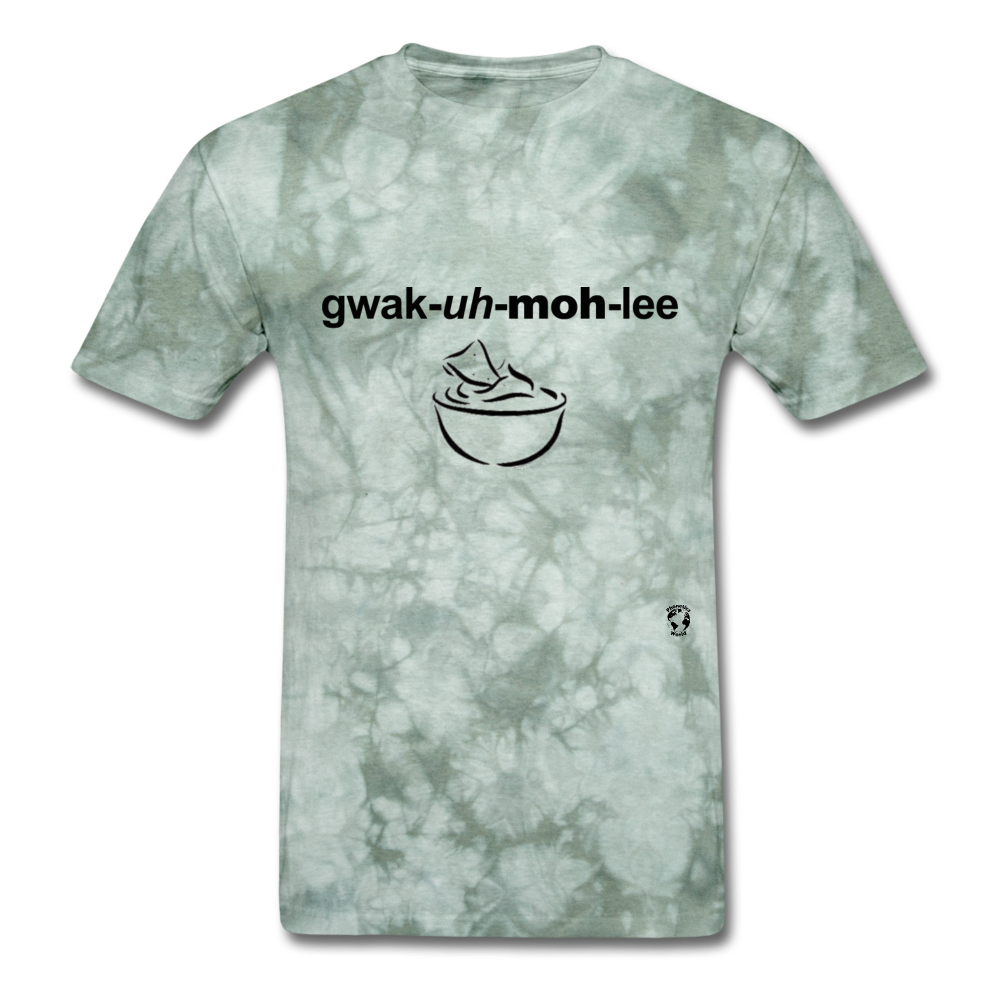 Guacamole T-Shirt - military green tie dye