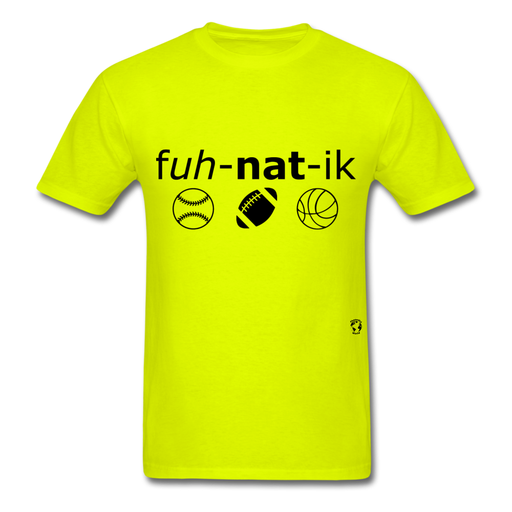 Sports Fanatic T-Shirt - safety green