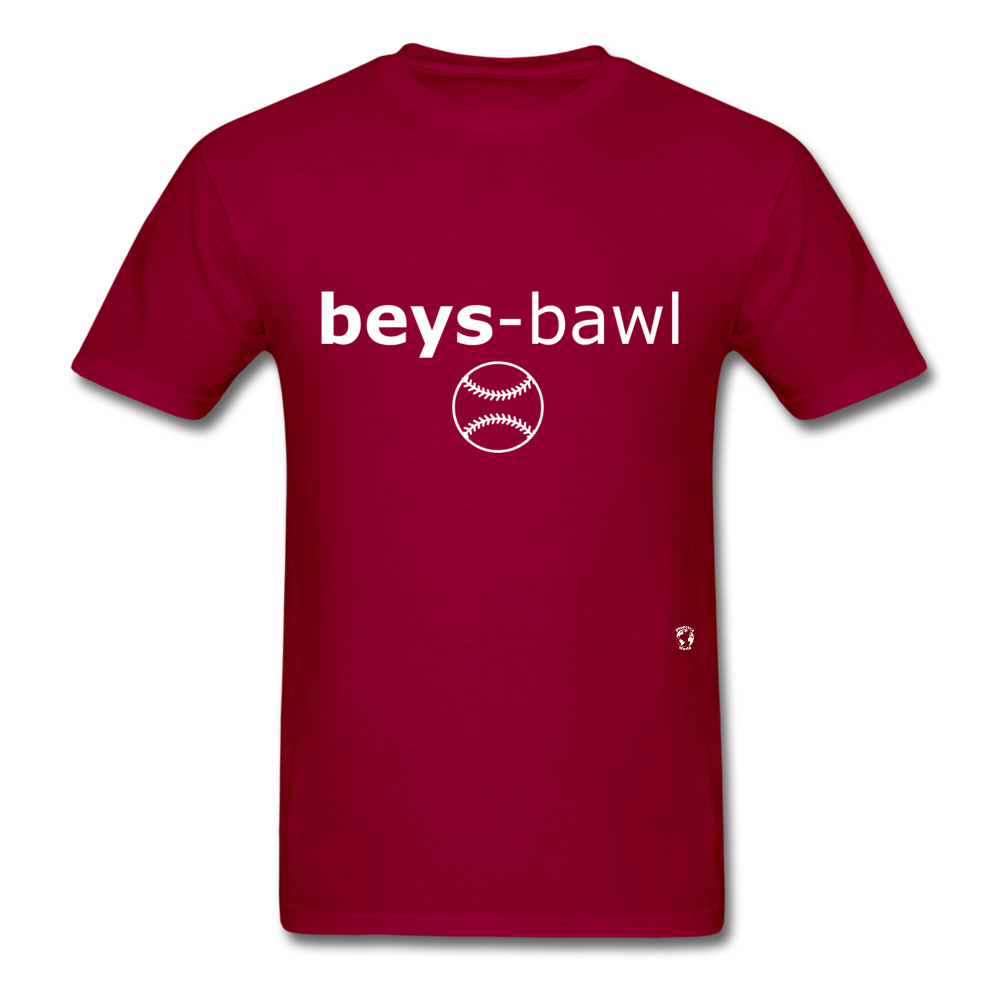 Baseball T-Shirt - dark red