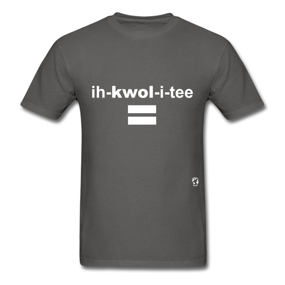 Equality T-Shirt - charcoal