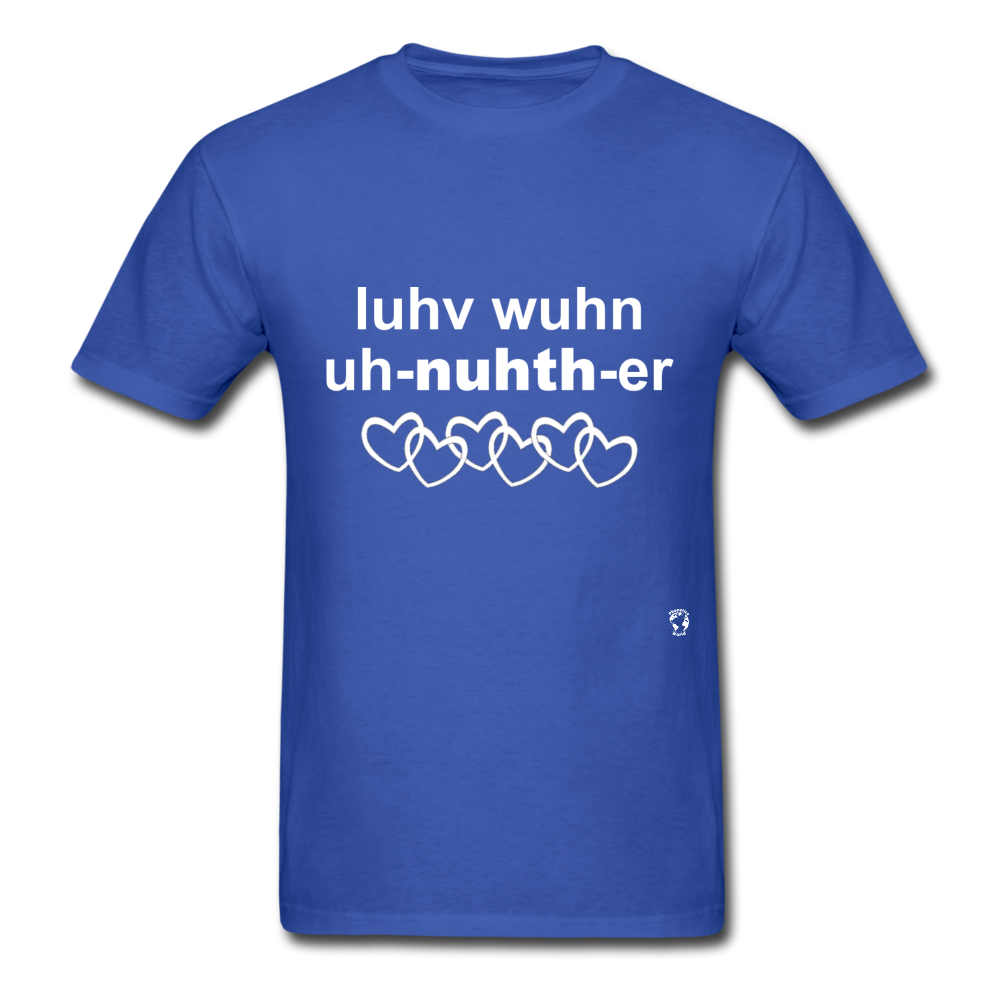 Love One Another T-Shirt - royal blue