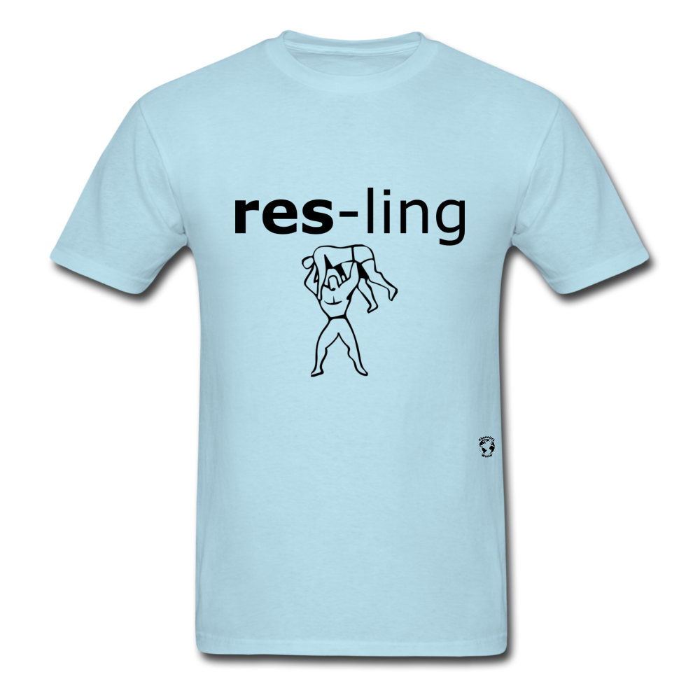 Wrestling T-Shirt - powder blue