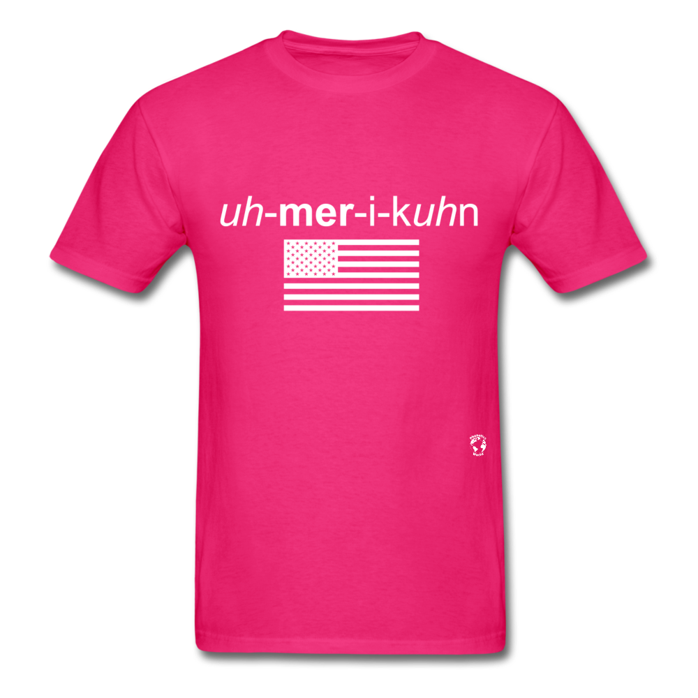 American T-Shirt - fuchsia