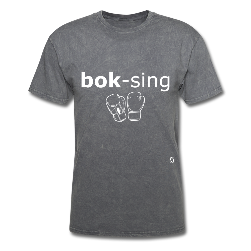 Boxing T-Shirt - mineral charcoal gray