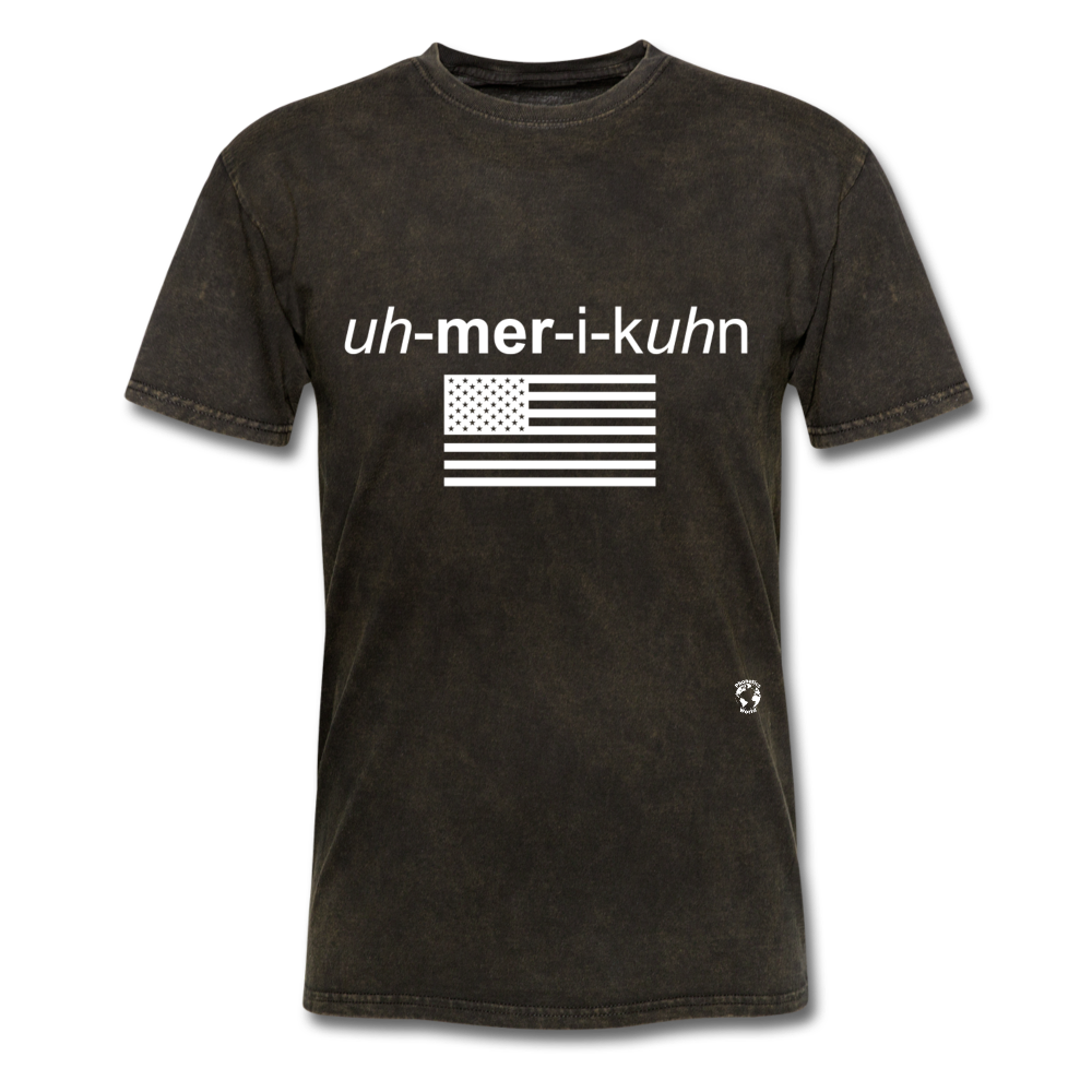 American T-Shirt - mineral black