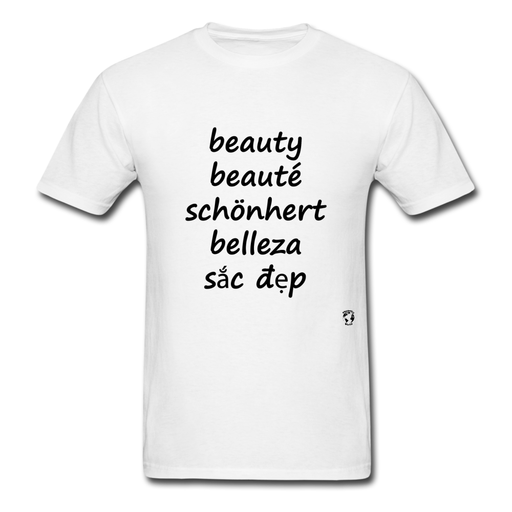 Beauty in Five Languages - white