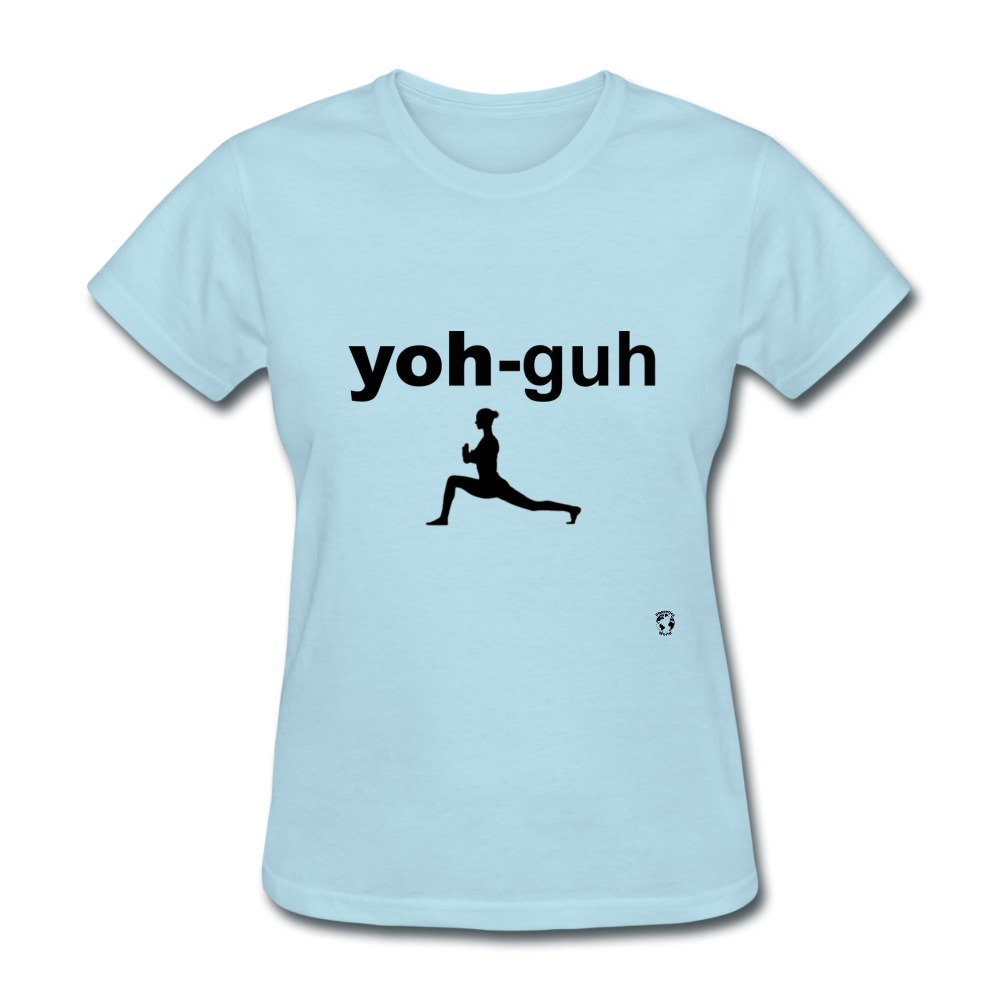 Yoga T-Shirt - powder blue