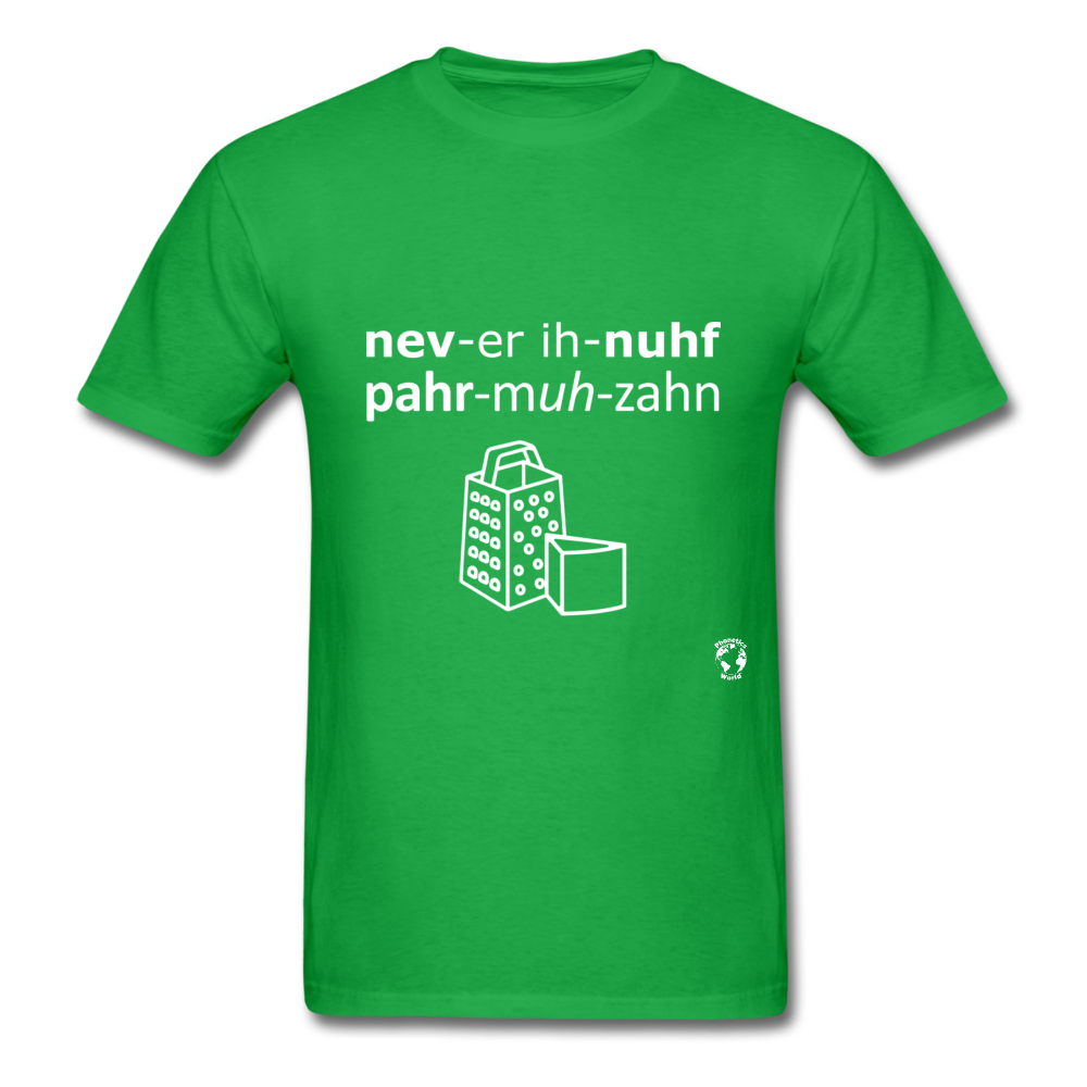 Never Enough Parmesan T-Shirt - bright green