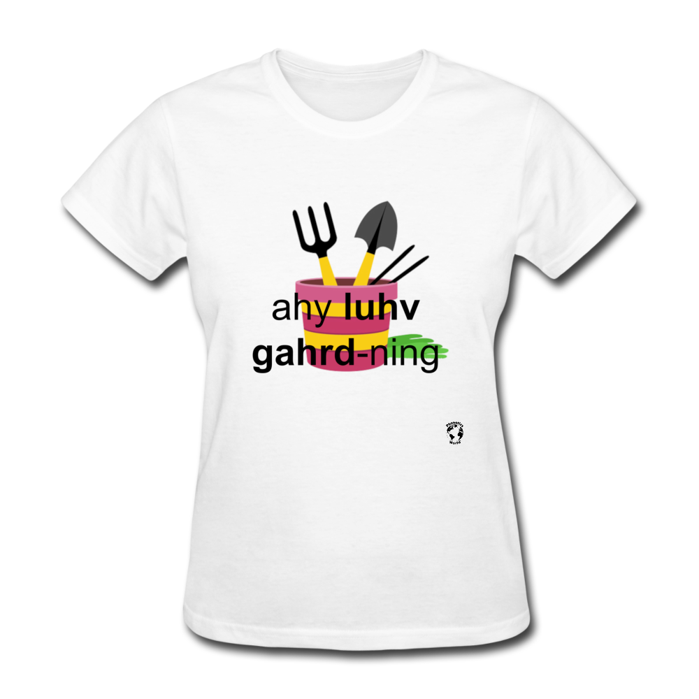 I Love Gardening T-Shirt - white