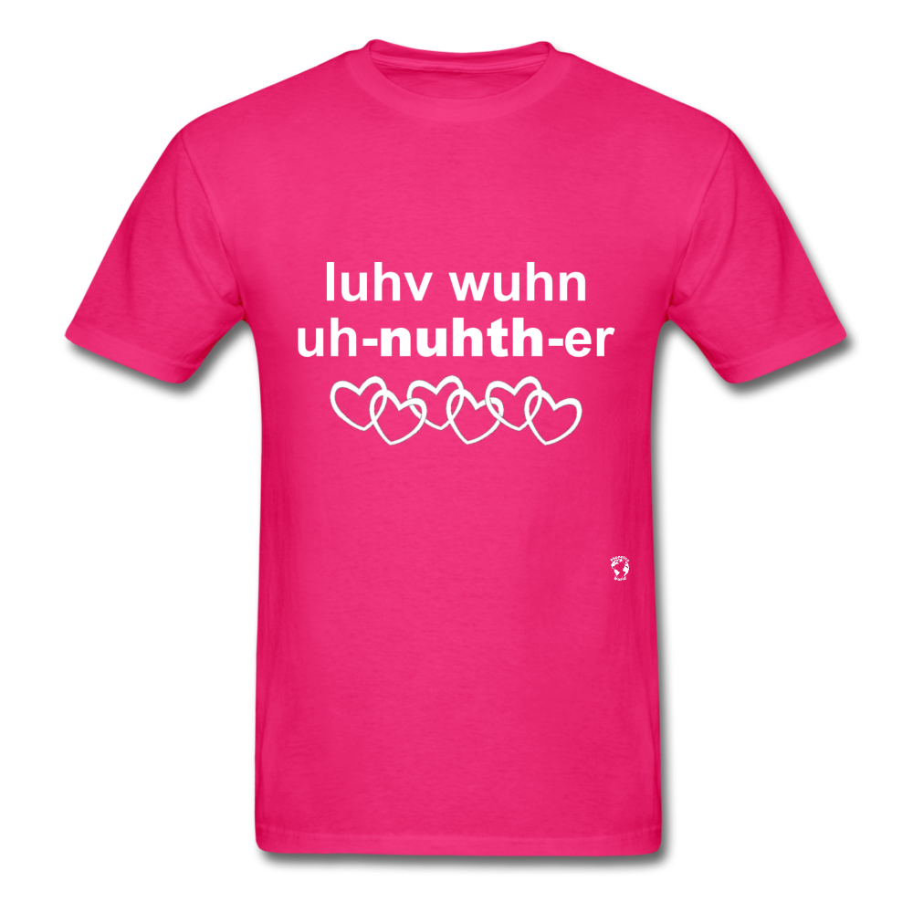 Love One Another T-Shirt - fuchsia