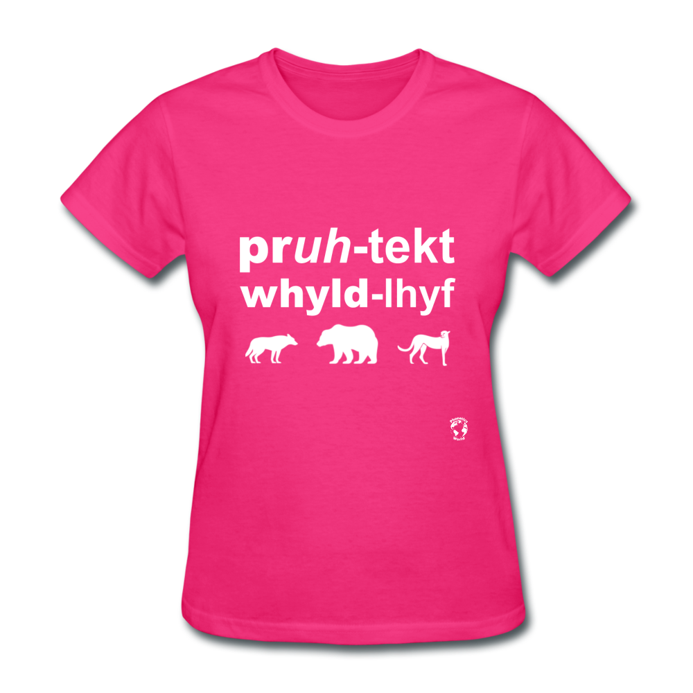 Protect Wildlife T-Shirt - fuchsia