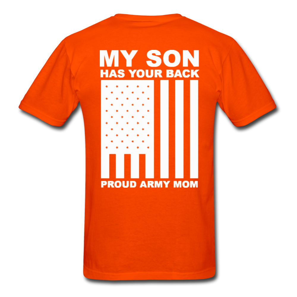 Proud Army Mom T-Shirt - orange