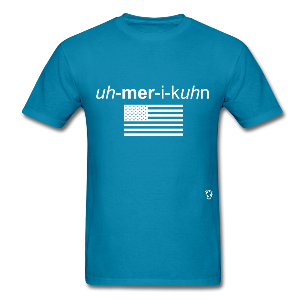 American T-Shirt - turquoise