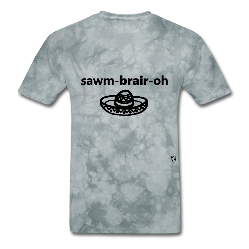 Sombrero T-Shirt - grey tie dye
